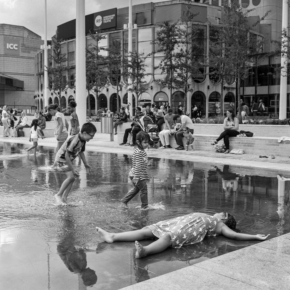 Centenary Square, Birmingham UK (2019) - Rolleiflex 2.8F / Ilford Delta 400 / Ilfotec HC (1+31)