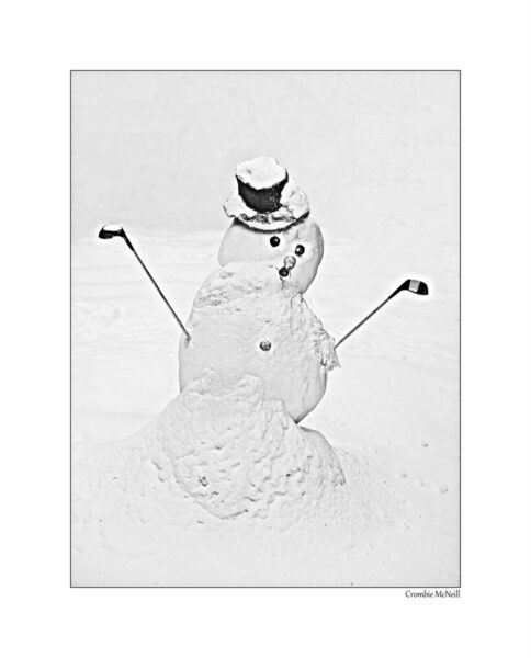 11. Snow man with 55 macro 1/250 at f 5.6