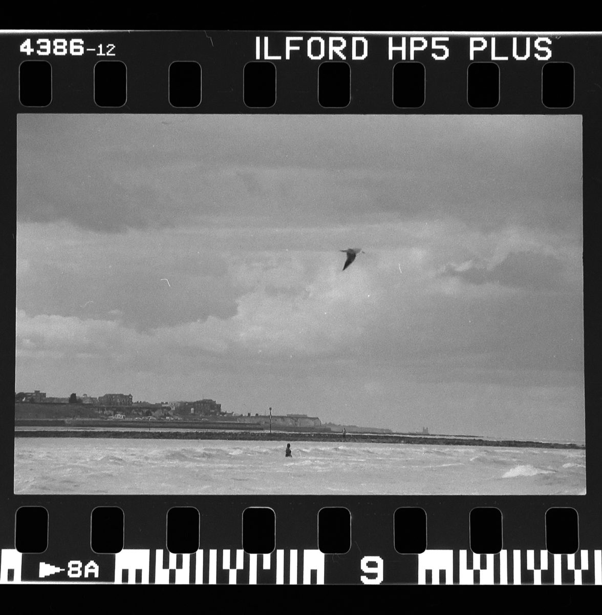 HP5+, exposed for the subject in the water – retained sky detail perfectly - Simon King