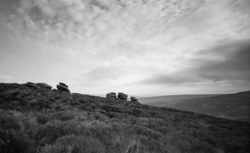 Black and white landscape photography using a pinhole camera shot for ILFORD Photo #FridayFavourites #sheshootsilford