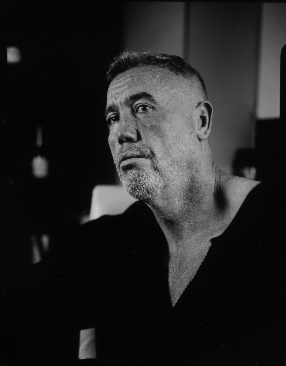 Black and white portrait