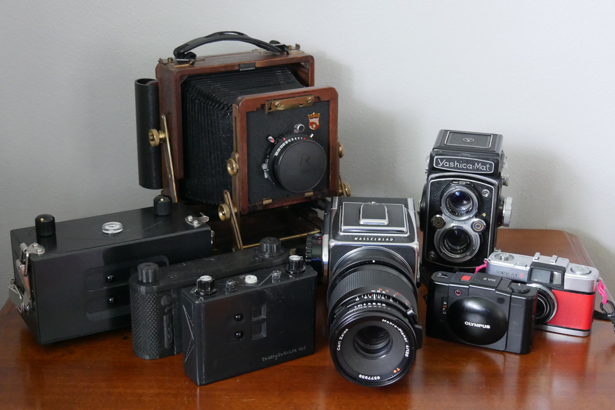 Image of a selection of camera's