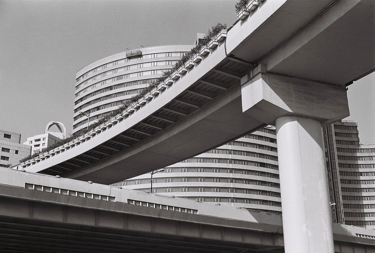 Black and white architectural building #leadinglines