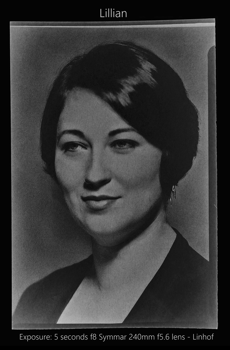 Black and white portrait of a woman