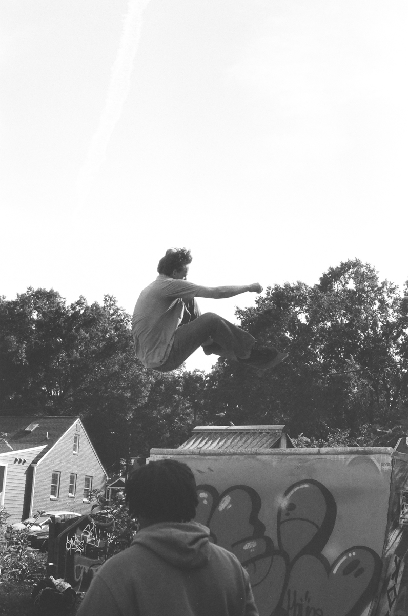 Lydia Armstrong skateboarding