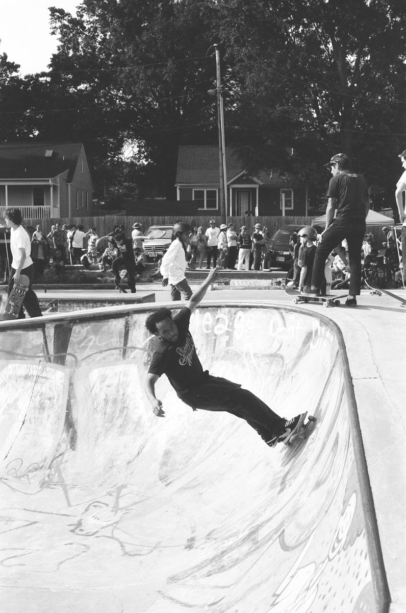 Lydia Armstrong skateboarding