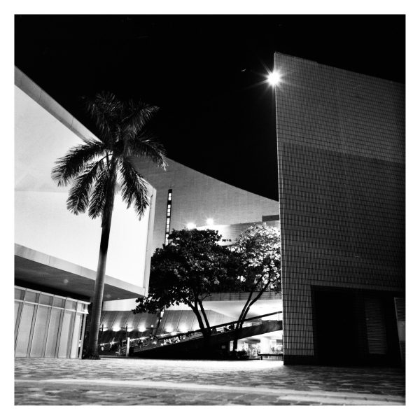 KRZY @krzyphotography Hong Kong Cultural Centre, Tsim Sha Tsui, HK. ?️Ilford FP4 Plus ? Hasselblad 500 C/M, Zeiss 50mm F4 #blackandwhitephotography #monochrome #bnw #architecturephotography #mediumformat #analoguephotography #filmphotography #believeinfilm #ILFORDphoto