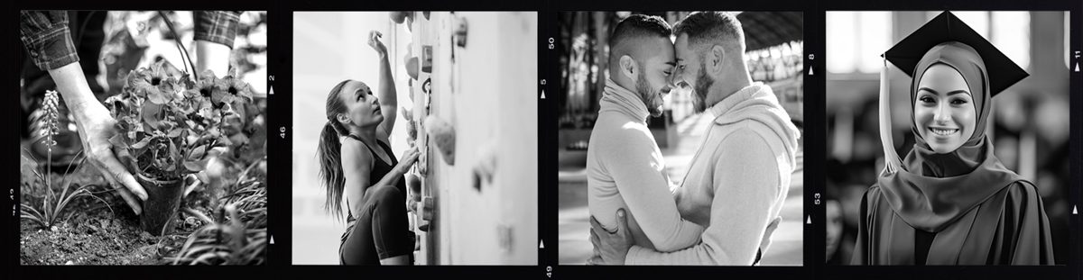 Contact sheet for PRIDE & Prejudice ILFORD Photo student competition
