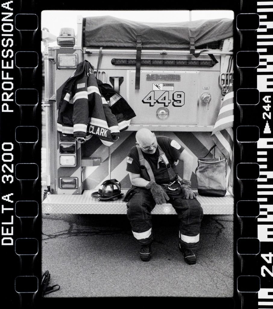 Portrait of a fireman 
