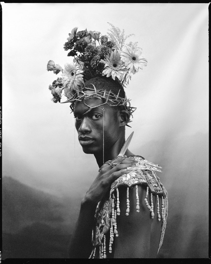 Black and white portrait