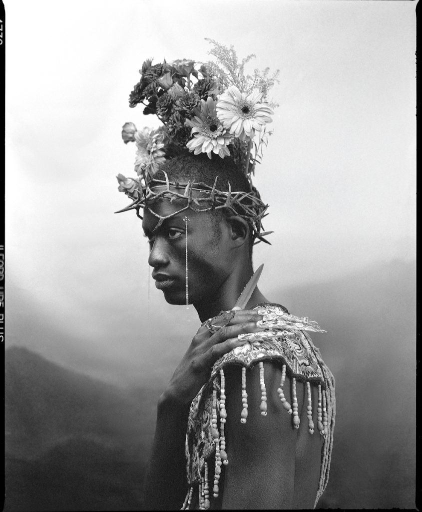 Black and white portrait