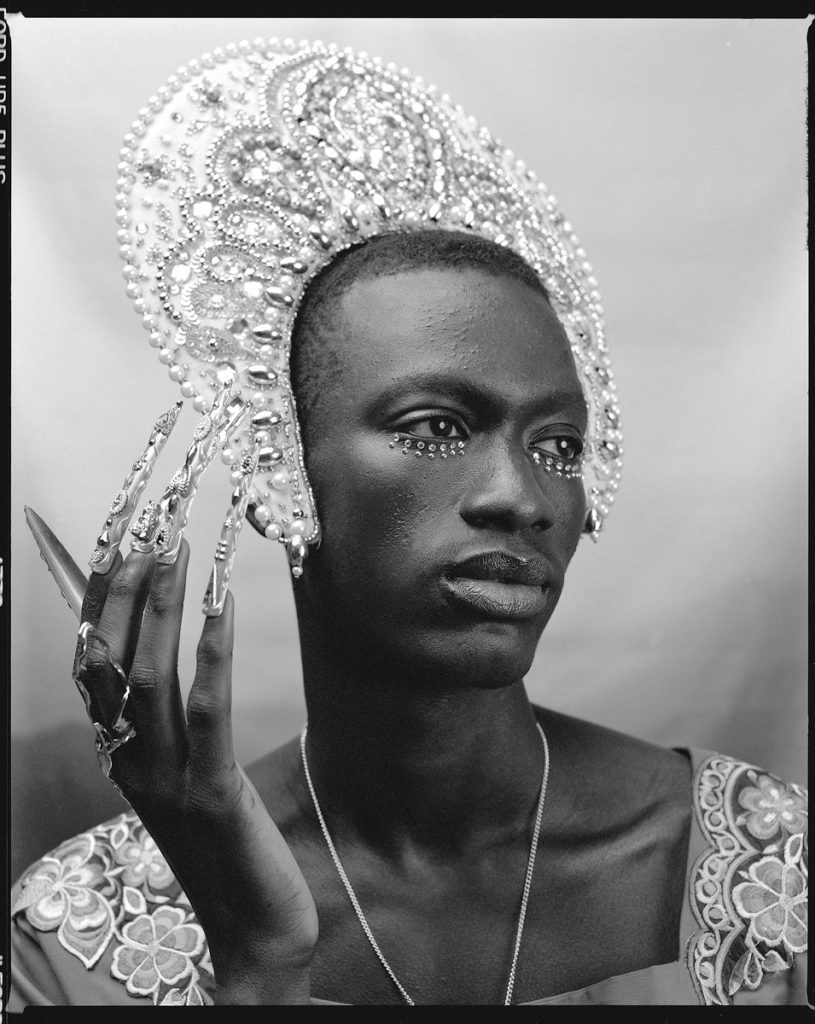 Black and white portrait