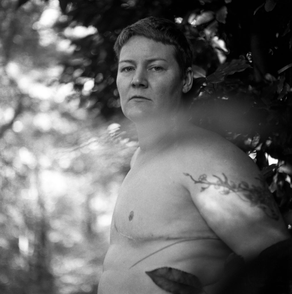 Black and white portrait 