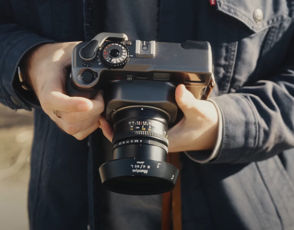 Picture of a medium format camera