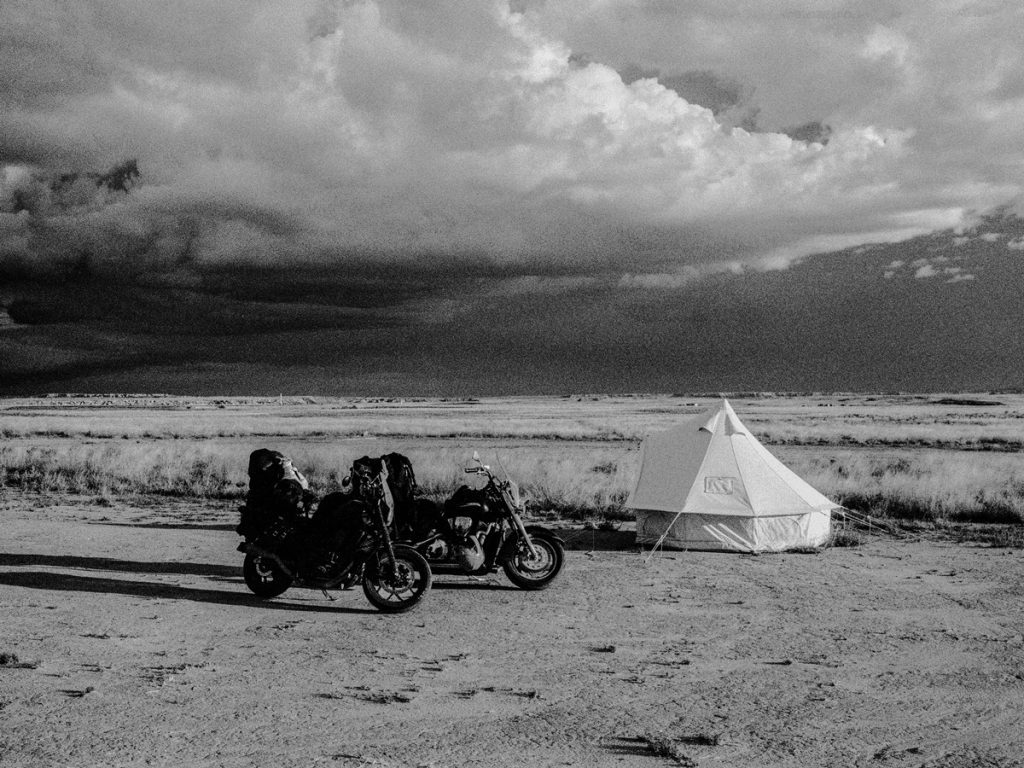 Black and white landscape photography