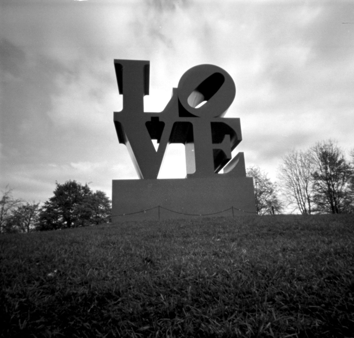Image shot on a handmade pinhole camera by Peggy Marsh using ILFORD HP5 PLUS black and white film