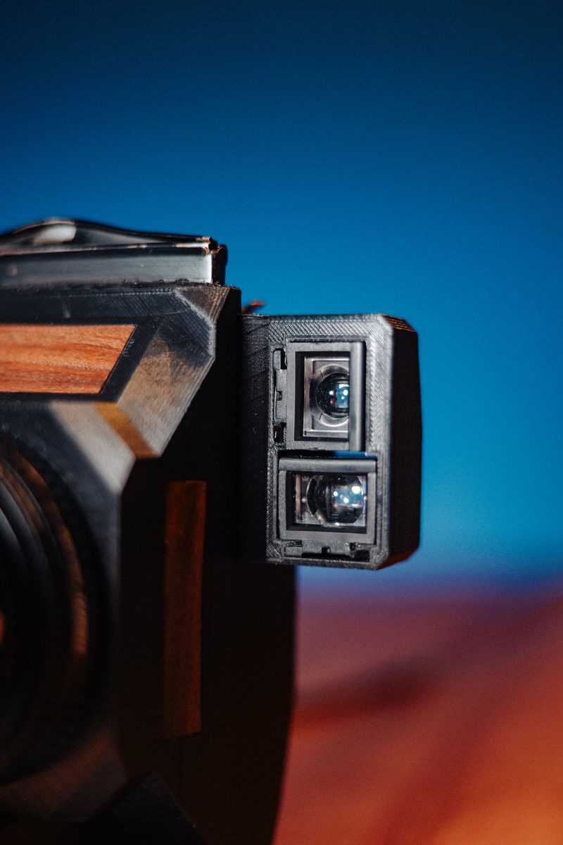 3D [printed dual format camera created by David Hennen