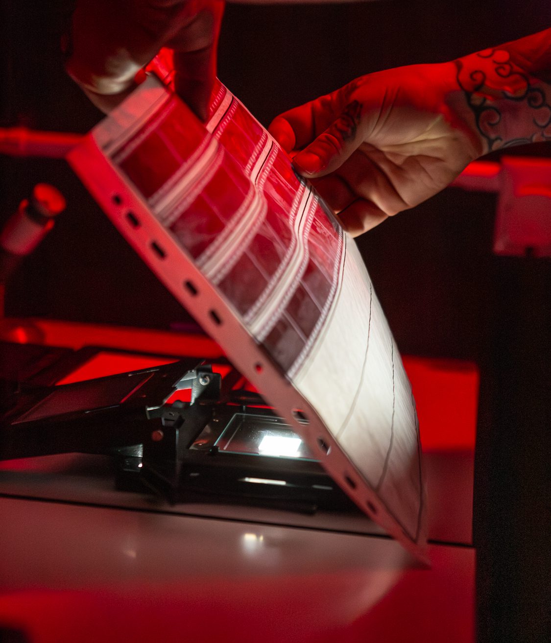 Negatives in Negative Development community darkroom