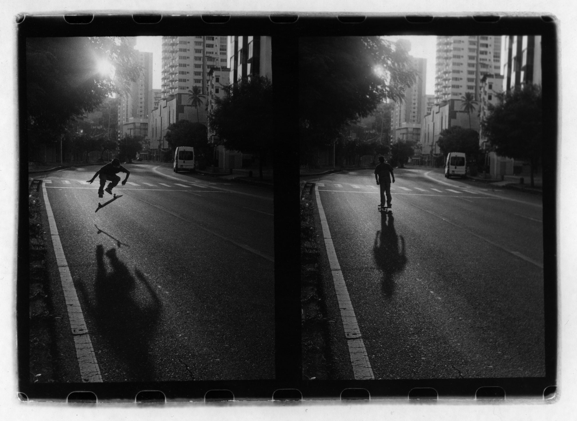Elieser-Delgado-Panama-City-Panama Shot by Rafael Gonzles on ILFORD HP5 PLUS for Skate Thru the city