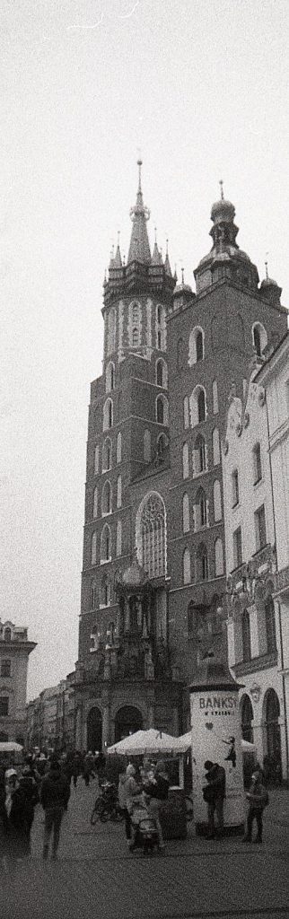 St Mary's Basilica shot on expired Kentmere 400 film by Kieran Collings